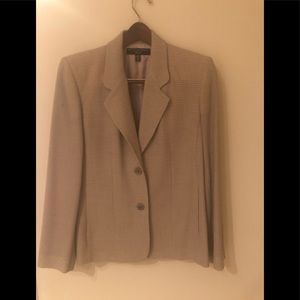 Vintage Brooks Brothers grey and cream blazer.